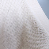 Loulou Studio Zanzibar Cardigan Cream Wool-Cashmere Size Medium