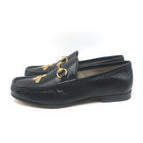 Gucci 1953 Roos Bee-Embroidered Horsebit Loafers Black Leather Size 7.5 NEW