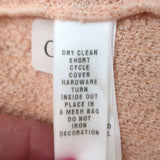 St. John Couture Fringe Embroidered Tweed Dress Suit Peach Pink Size 6