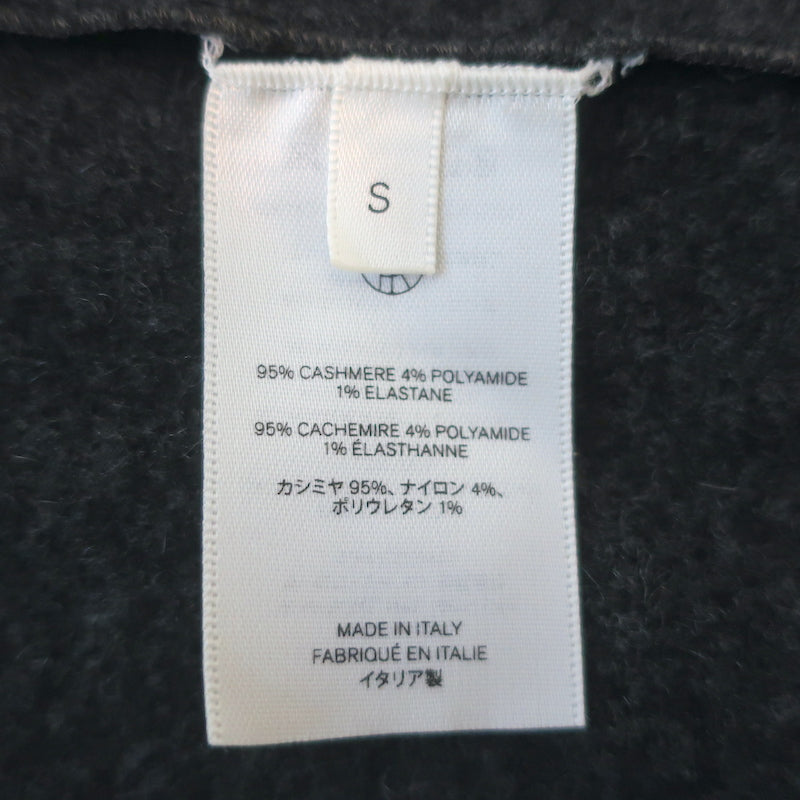 The Row Oversize Poncho Sweater Charcoal Stretch Cashmere Size Small