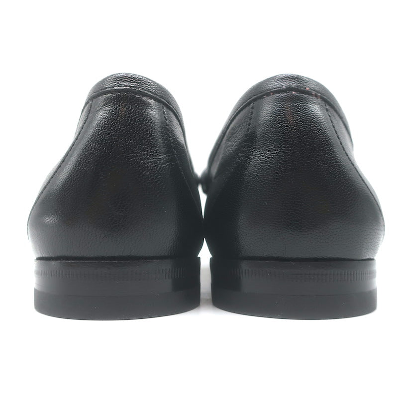 Gucci 1953 Roos Bee-Embroidered Horsebit Loafers Black Leather Size 7.5 NEW