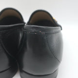 Gucci 1953 Roos Bee-Embroidered Horsebit Loafers Black Leather Size 7.5 NEW