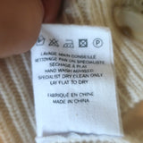 Loulou Studio Zanzibar Cardigan Cream Wool-Cashmere Size Medium