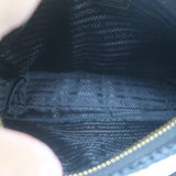 Prada Re-Edition 2005 Crochet Raffia Crossbody Black Small Shoulder Bag NEW