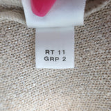 St. John Crystal-Embellished Santana Knit Skirt Suit Cream Size 6/8