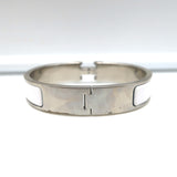 Hermes Clic H PM Bracelet White Enamel Palladium Hardware