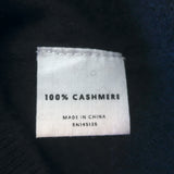 Lingua Franca Human Kind Be Both Cashmere Sweater Navy Size Extra Small