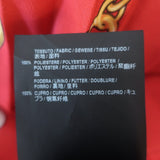 Balenciaga Sunray Pleated Skirt Red Chain Print Crepe de Chine Size 42