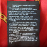 Balenciaga Sunray Pleated Skirt Red Chain Print Crepe de Chine Size 42