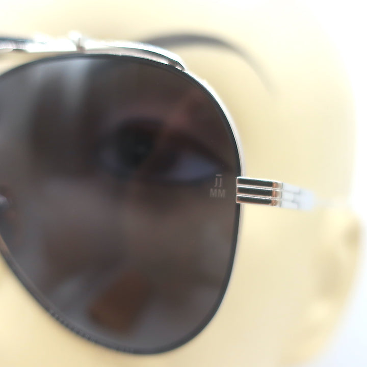 Jacques Marie Mage Gonzo Peyote Titanium Aviator Sunglasses