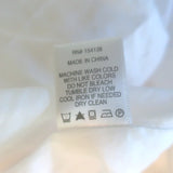 STAUD Demi Puff Sleeve Maxi Dress White/Multicolor Stretch Cotton Size Large