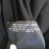 Saint Laurent Batwing Sleeve Keyhole Mini Dress Black Jersey Size 38