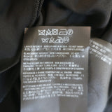 Saint Laurent Batwing Sleeve Keyhole Mini Dress Black Jersey Size 38