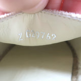 Chanel Sequin CC Cap Toe Espadrilles Beige & Black Canvas Size 37 NEW