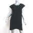 Rick Owens DRKSHDW Short Sleeve Mini Dress Black Cotton Size Medium