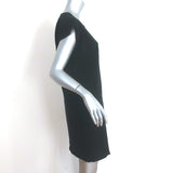 Rick Owens DRKSHDW Short Sleeve Mini Dress Black Cotton Size Medium