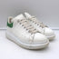 Alexander McQueen Oversized Sneakers White & Green Croc-Print Leather Size 37