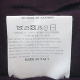 Authentic Golden Goose elbow-patch cardigan in eggplant wool-cashmere, size XS, gently worn pre-owned luxury piece