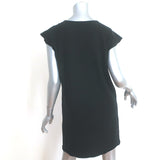 Rick Owens DRKSHDW Short Sleeve Mini Dress Black Cotton Size Medium