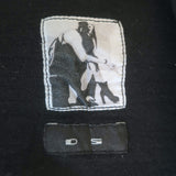 Rick Owens DRKSHDW Short Sleeve Mini Dress Black Cotton Size Medium