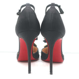 Christian Louboutin Goyetta Crystal & Pearl-Embellished Pumps Black Size 37.5