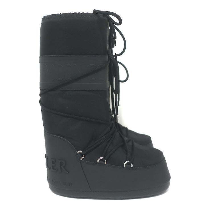 Moncler Venus Moon Boots Black Size 7/8.5 NEW