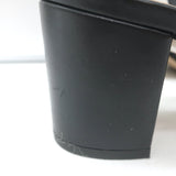 Valentino Rockstud Caged Sandals Black Leather Size 38.5 Ankle Strap Heels