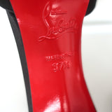 Christian Louboutin Goyetta Crystal & Pearl-Embellished Pumps Black Size 37.5