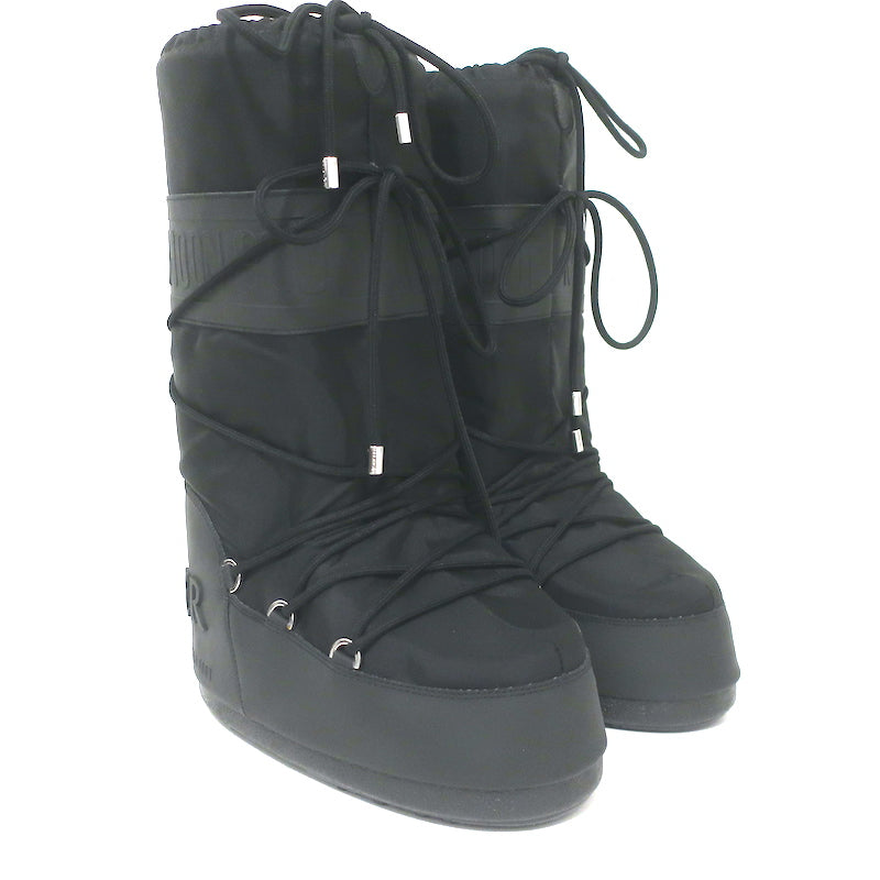 Moncler Venus Moon Boots Black Size 7/8.5 NEW