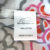 Roberta Roller Rabbit Long Sleeve Shirtdress White/Gray Printed Size Extra Small