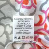 Roberta Roller Rabbit Long Sleeve Shirtdress White/Gray Printed Size Extra Small