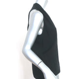 Ramy Brook Samantha V-Neck Tank Top Black Silk Size Small Sleeveless Blouse