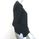 Marni Winter Edition 2010 Peplum Cardigan Black Virgin Wool Size 38