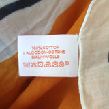 Hermes Bain Choregraphie Equestre Pareo Scarf Orange/Yellow Cotton