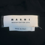 Marni Winter Edition 2010 Peplum Cardigan Black Virgin Wool Size 38