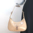 Vintage Gucci Jackie Hobo Beige Patent Leather Small Shoulder Bag