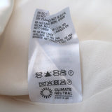 Reformation Babette Halter Mini Dress Ivory Silk Satin Size 4