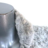 Alice + Olivia Faux Fur Jacket Light Gray Size Medium