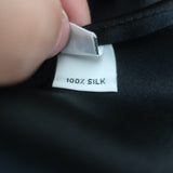 Ramy Brook Samantha V-Neck Tank Top Black Silk Size Small Sleeveless Blouse