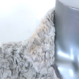 Alice + Olivia Faux Fur Jacket Light Gray Size Medium