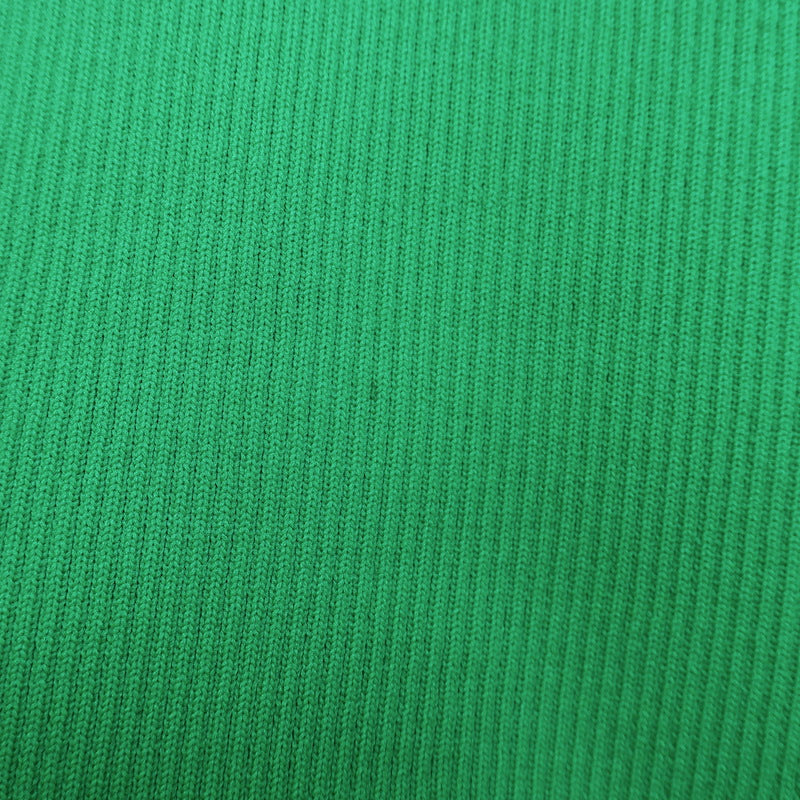 Victoria Victoria Beckham Ruffled Ribbed Knit Mini Dress Kelly Green Size US 6