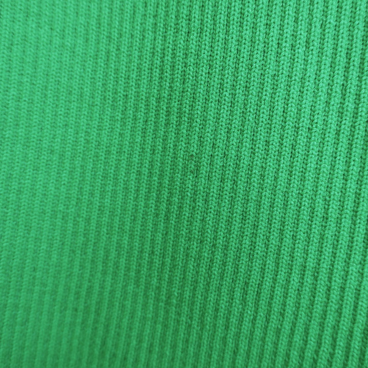 Victoria Victoria Beckham Ruffled Ribbed Knit Mini Dress Kelly Green Size US 6