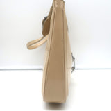 Vintage Gucci Jackie Hobo Beige Patent Leather Small Shoulder Bag