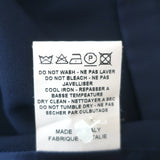 Etro Tank Top Navy Stretch Silk Satin Size 40 Sleeveless Blouse