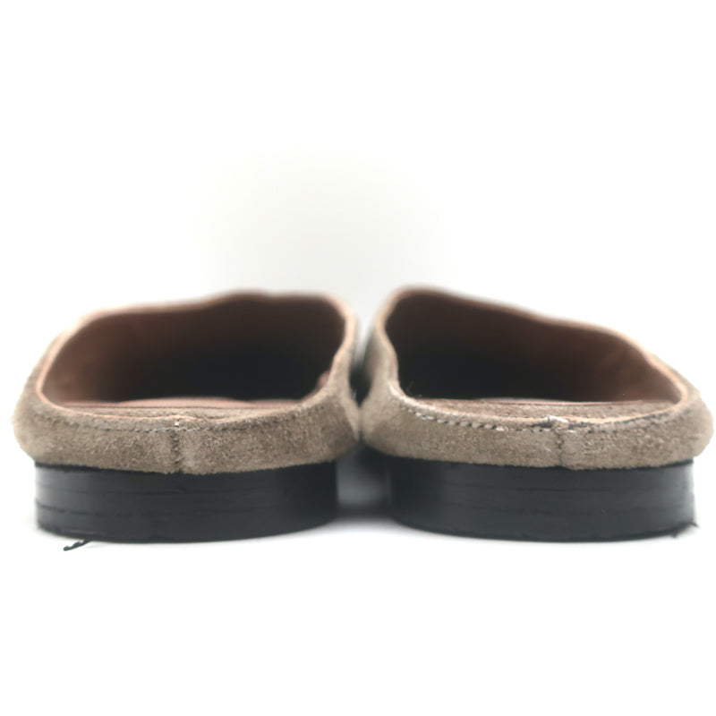Maryam Nassir Zadeh Flat Mules Ash Suede Size 39.5