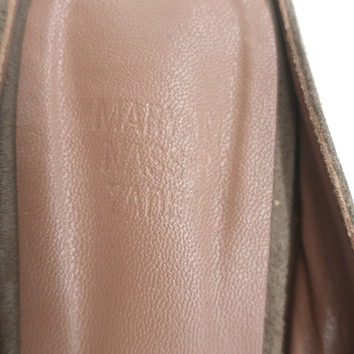 Maryam Nassir Zadeh Flat Mules Ash Suede Size 39.5