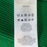 Victoria Victoria Beckham Ruffled Ribbed Knit Mini Dress Kelly Green Size US 6