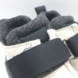 Prada Calf Hair Hiking Boots Cream Size 40 Front-Strap Ankle Boots