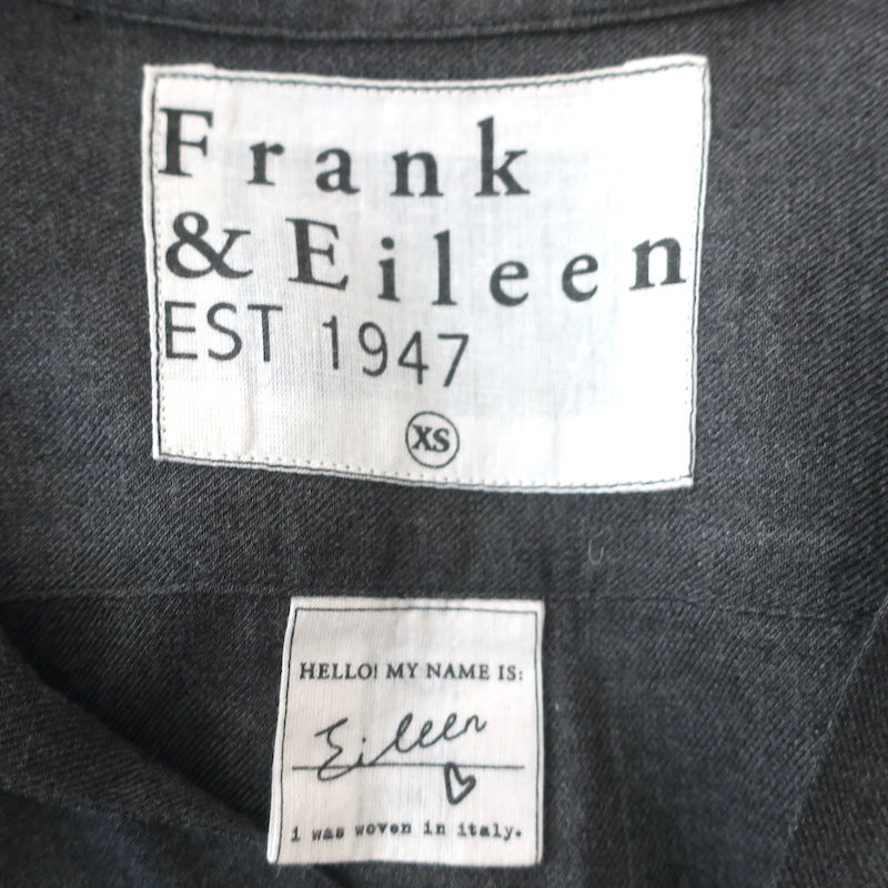 Frank &amp; Eileen Eileen Shirt Dark Gray Modal Size Extra Small Long Sleeve Top
