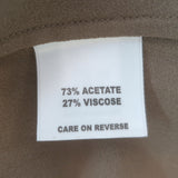 St. John Couture Satin Tank Top Gold Size Medium